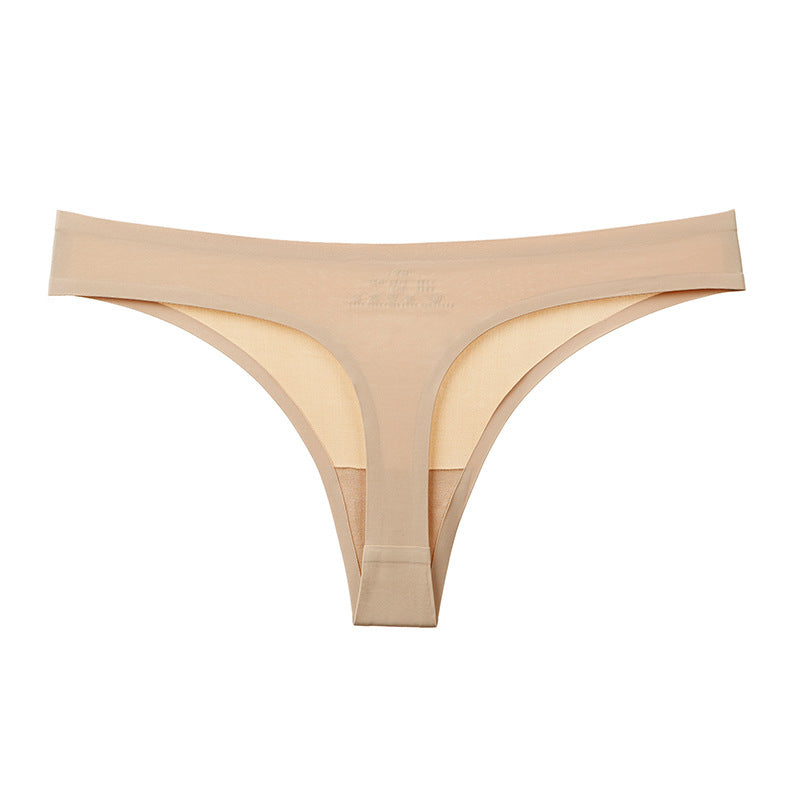 Stringi bezszwowe niewidoczne pod odzieżą Trayanka Beżowy