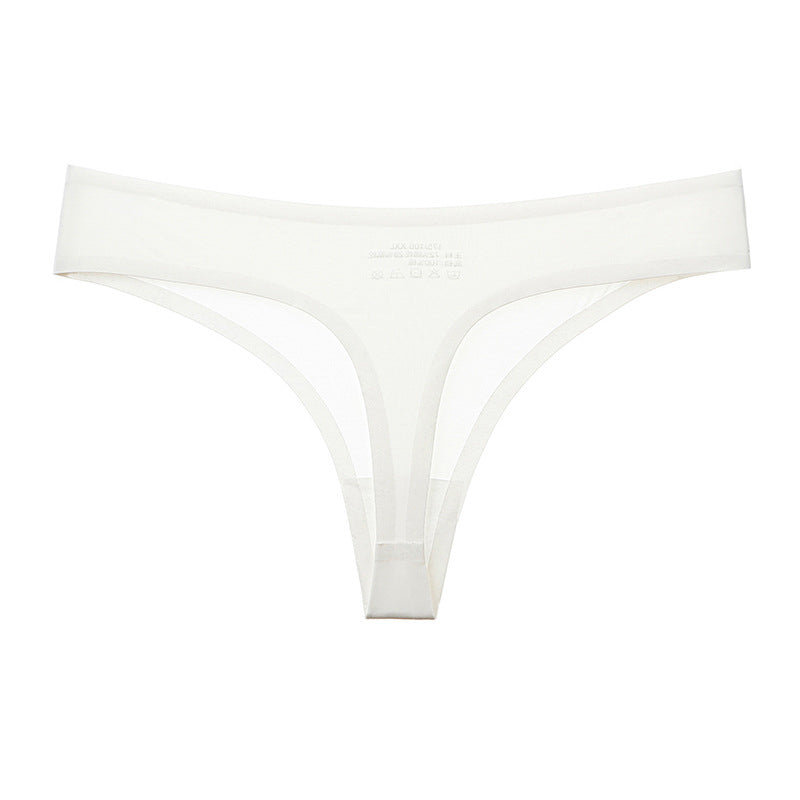 Stringi bezszwowe niewidoczne pod odzieżą Trayanka Biały