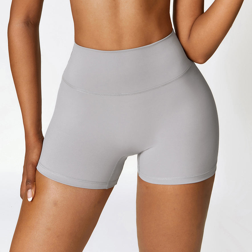 Krótkie legginsy sportowe z wysokim stanem i oddychającym materiałem Betsi