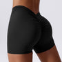 Szorty sportowe modelujące pośladki elastyczne Mirosava Czarny