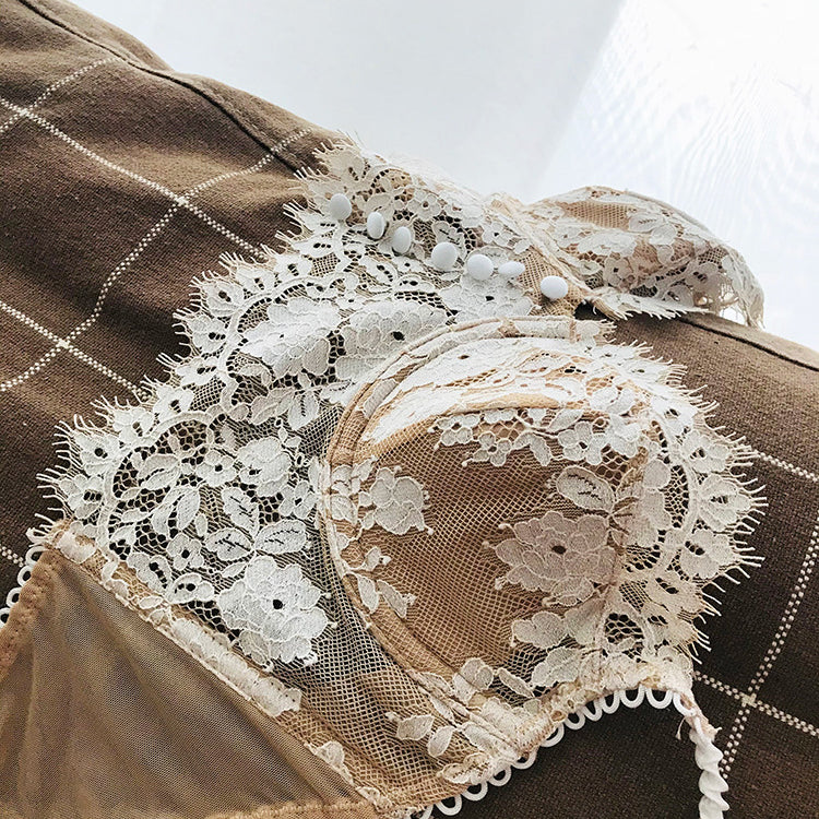 Braletka koronkowa usztywniana na co dzień Eudoxia