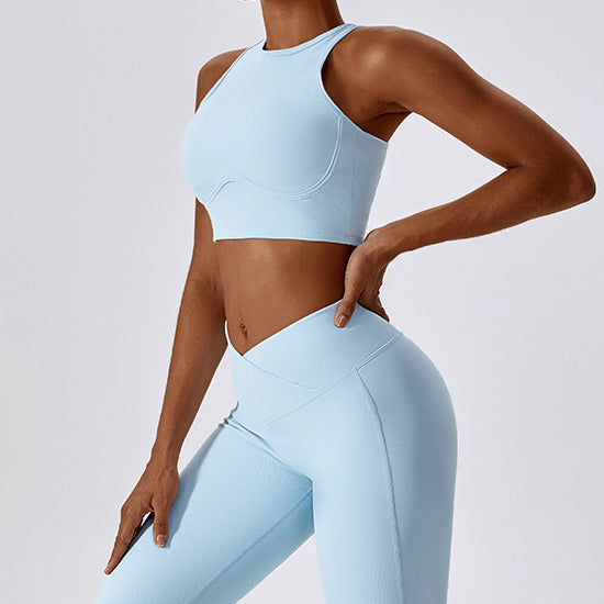 Sportowy top z usztywnieniem do treningu Hrachuhi