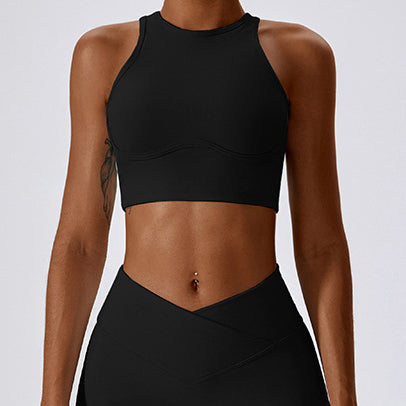 Sportowy top z usztywnieniem do treningu Hrachuhi