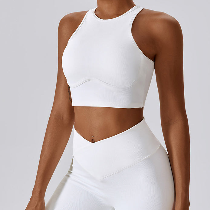 Sportowy top z usztywnieniem do treningu Hrachuhi