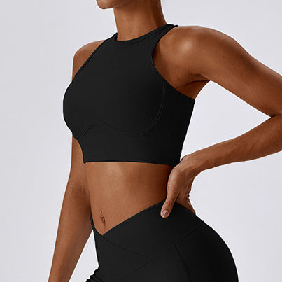 Sportowy top z usztywnieniem do treningu Hrachuhi