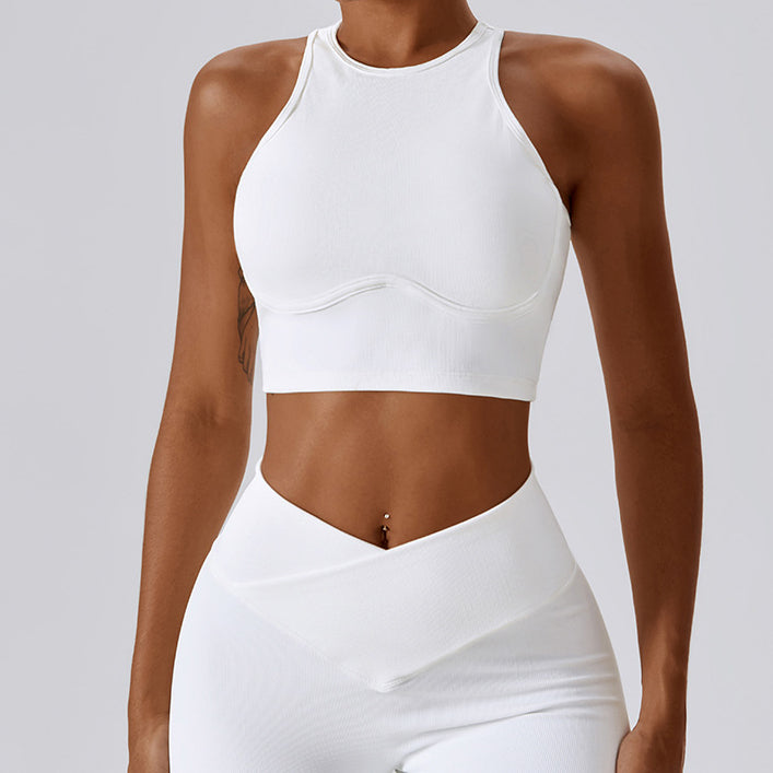 Sportowy top z usztywnieniem do treningu Hrachuhi