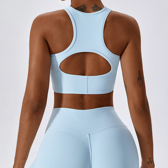 Sportowy top z usztywnieniem do treningu Hrachuhi