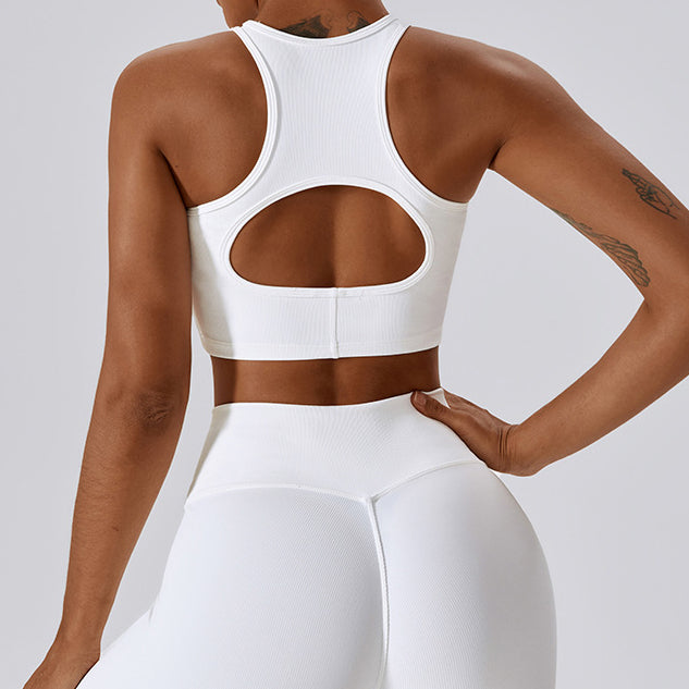 Sportowy top z usztywnieniem do treningu Hrachuhi