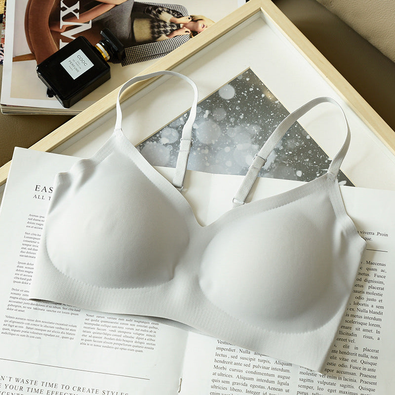 Biustonosz piankowy bez fiszbin z regulowanymi ramiączkami Anastassiya Szary