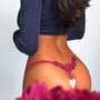 Stringi z haftem eleganckie i wygodne Isabeau