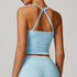 Top sportowy na ramiączkach do ćwiczeń z elastycznego materiału Martta