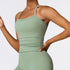 Top sportowy na ramiączkach do ćwiczeń z elastycznego materiału Martta