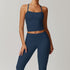 Top sportowy na ramiączkach do ćwiczeń z elastycznego materiału Martta