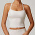 Top sportowy na ramiączkach do ćwiczeń z elastycznego materiału Martta