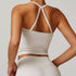 Top sportowy na ramiączkach do ćwiczeń z elastycznego materiału Martta