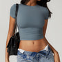 Crop top elastyczny do treningu i na co dzień Karter