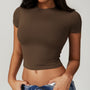 Crop top elastyczny do treningu i na co dzień Karter
