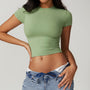 Crop top elastyczny do treningu i na co dzień Karter