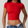 Crop top elastyczny do treningu i na co dzień Karter