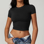 Crop top elastyczny do treningu i na co dzień Karter