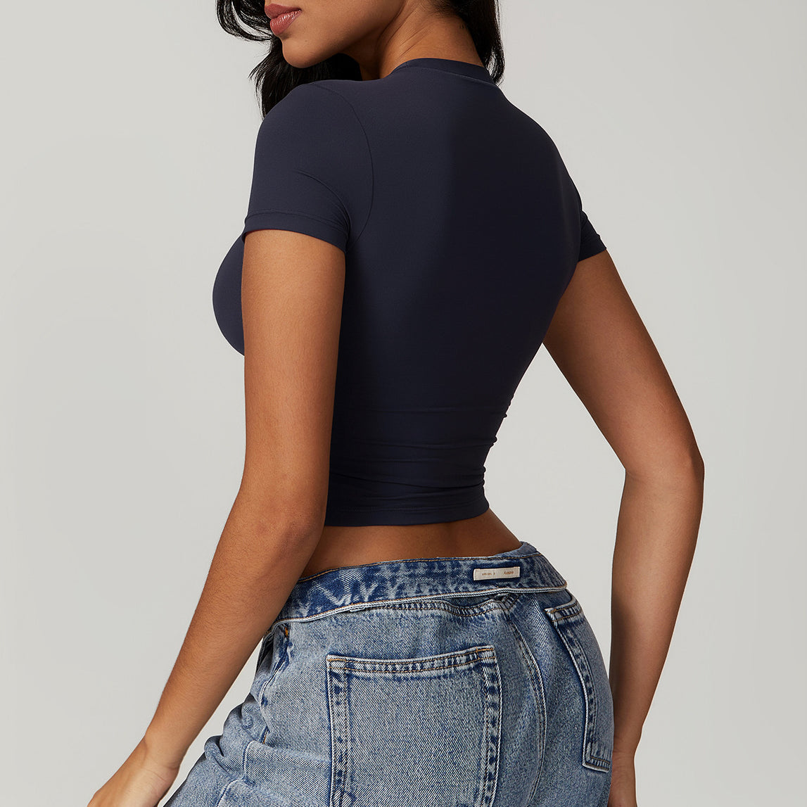 Crop top elastyczny do treningu i na co dzień Karter