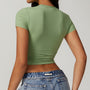 Crop top elastyczny do treningu i na co dzień Karter