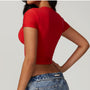 Crop top elastyczny do treningu i na co dzień Karter