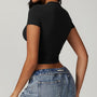 Crop top elastyczny do treningu i na co dzień Karter
