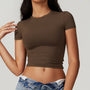 Crop top elastyczny do treningu i na co dzień Karter