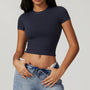 Crop top elastyczny do treningu i na co dzień Karter