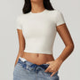 Crop top elastyczny do treningu i na co dzień Karter
