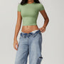 Crop top elastyczny do treningu i na co dzień Karter