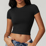 Crop top elastyczny do treningu i na co dzień Karter