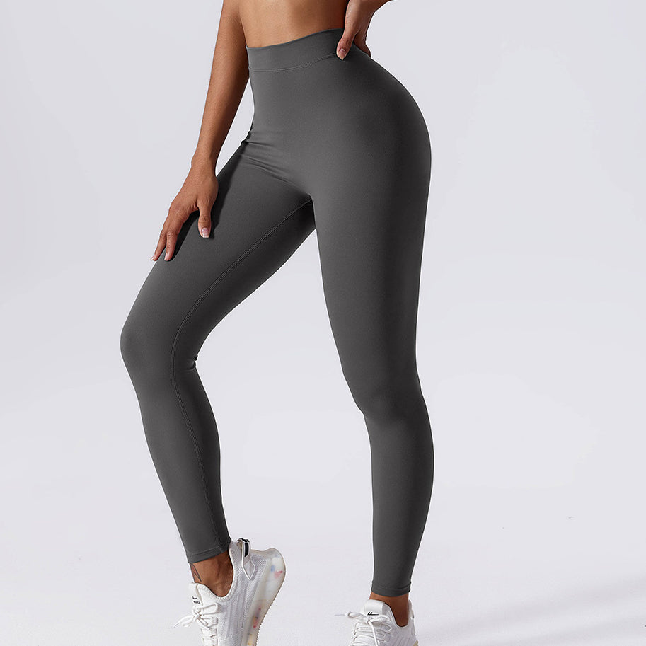 Legginsy z drapowaniem na trening i co dzień Ingedore