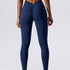 Legginsy z drapowaniem na trening i co dzień Ingedore