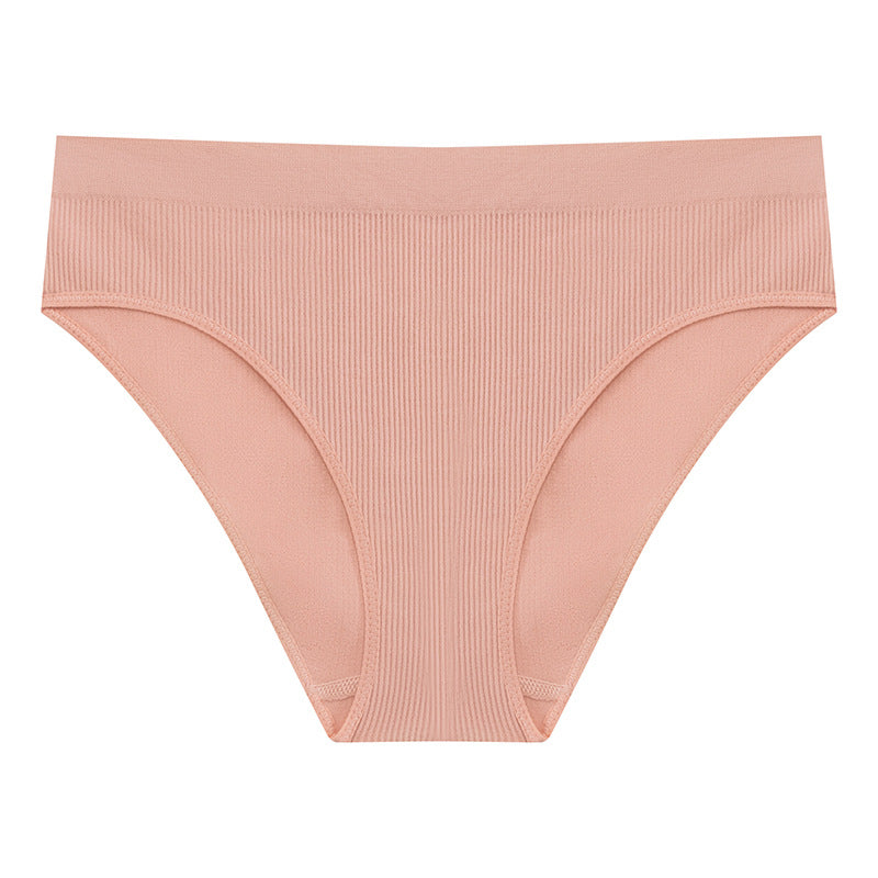 Tongi damskie bezszwowe z elastycznego materiału Virginija Różowy