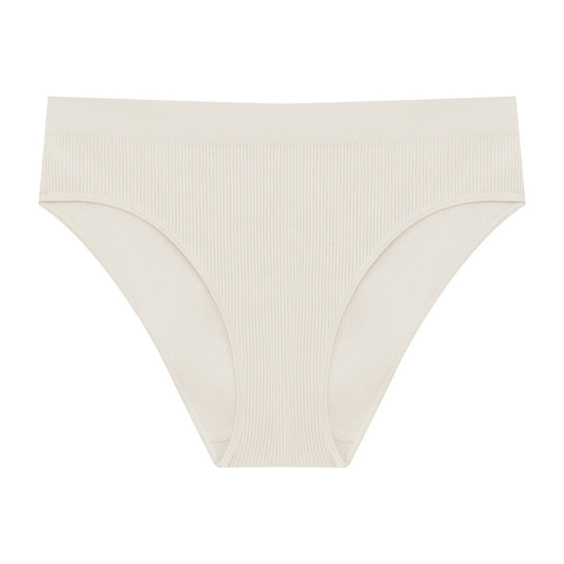 Tongi damskie bezszwowe z elastycznego materiału Virginija Biały2