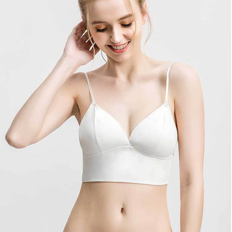 Biustonosz z wycięciem na plecach do codziennego noszenia Lieselore Biały