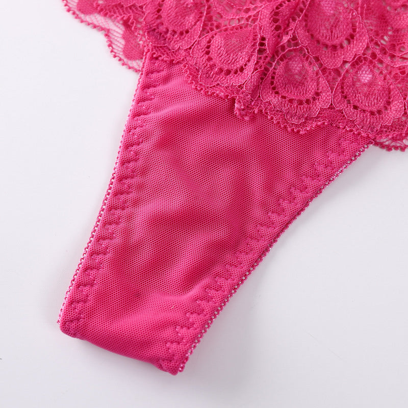 Stringi koronkowe z kokardkami eleganckie Destini