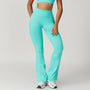 Legginsy sportowe push-up z wysokim stanem do treningu Chrysi Zielony