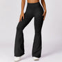Legginsy sportowe push-up z wysokim stanem do treningu Chrysi Czarny