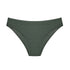 Figi damskie prążkowane z elastycznym pasem Milan Zielony