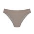 Figi damskie prążkowane z elastycznym pasem Milan Beżowy