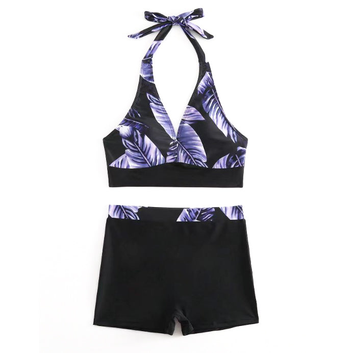 Strój kąpielowy z szortami na plażę i basen Coby Multikolor