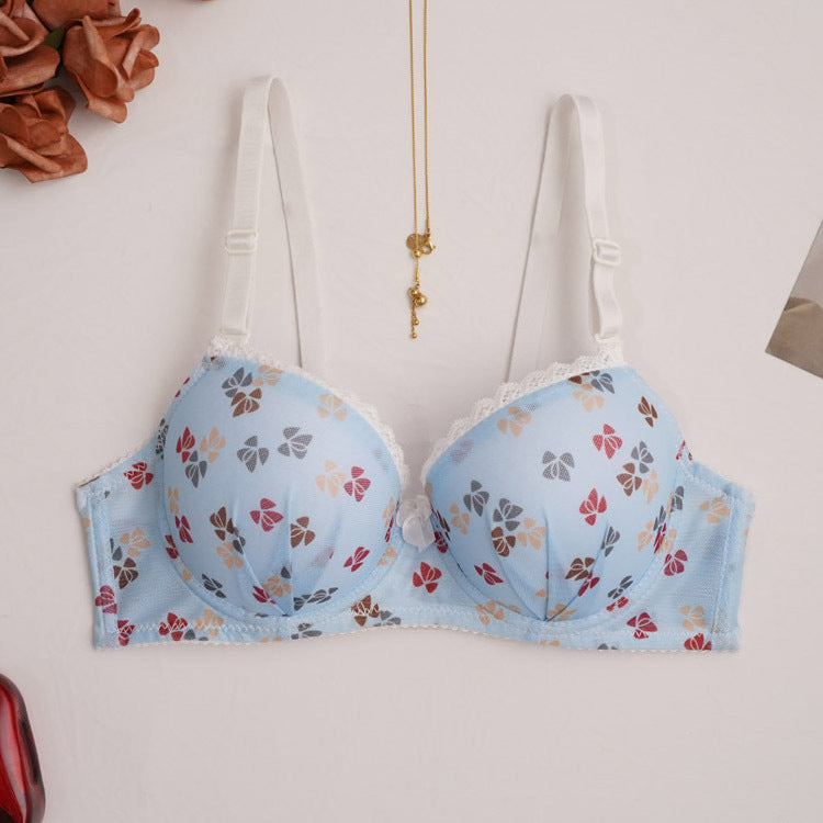 Biustonosz z wzmocnieniem dla codziennej wygody Ilira Niebieski