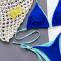 Bikini plażowe z regulowanymi sznureczkami Fawn