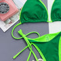 Bikini plażowe z regulowanymi sznureczkami Fawn