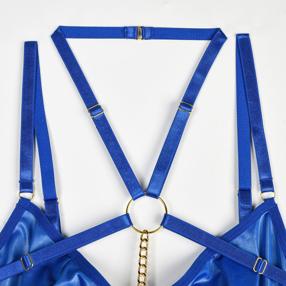 Komplet bielizny z łańcuszkami na romantyczne wieczory Serin