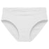 Figi prążkowane z elastyczną talią Reglindis Biały