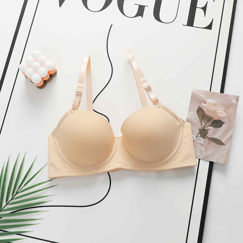 Biustonosz z usztywnieniem i regulowanymi ramiączkami na co dzień i specjalne okazje Halide Beżowy